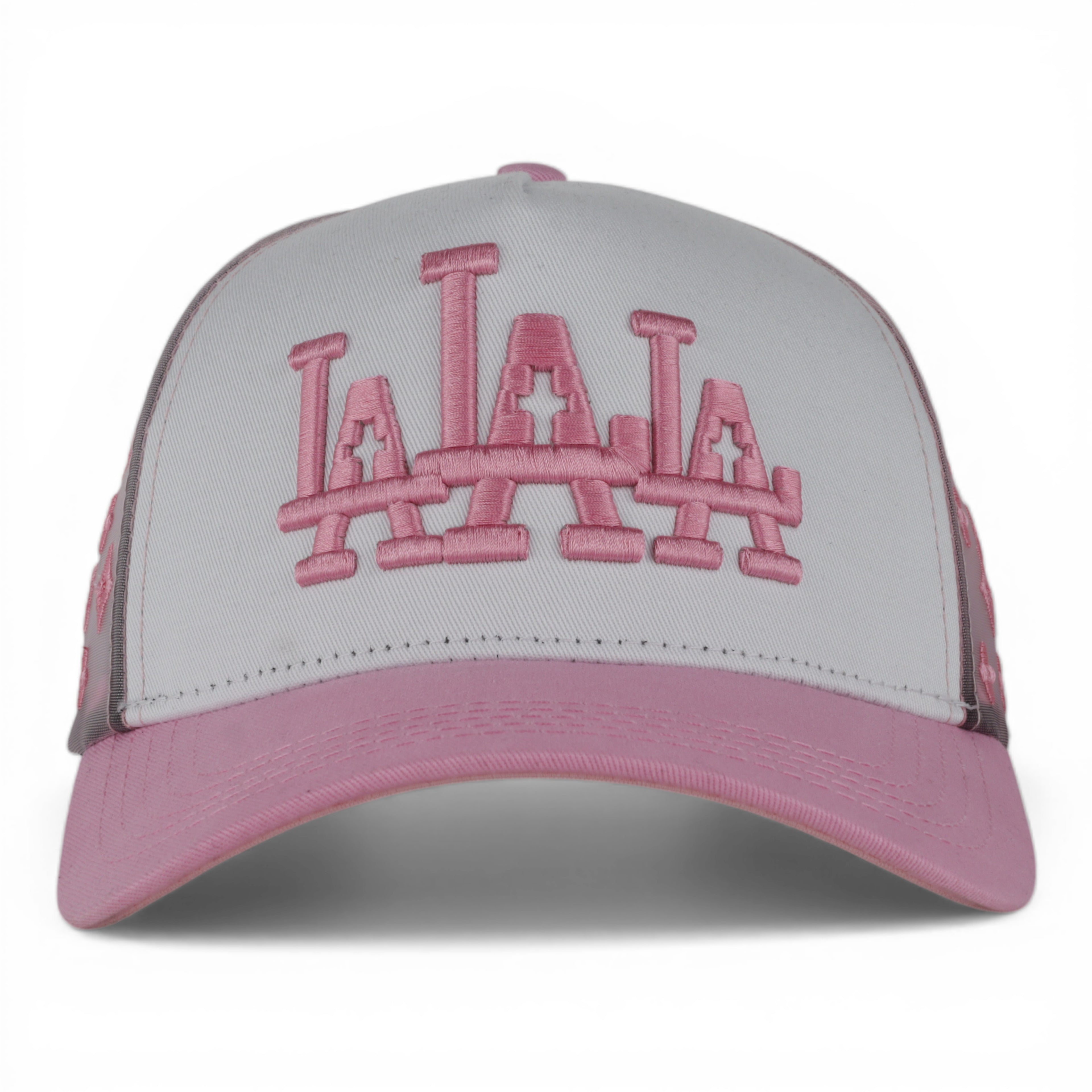 GORRA RUDE AWAKENING LA LA LA MESH WHITE/PINK