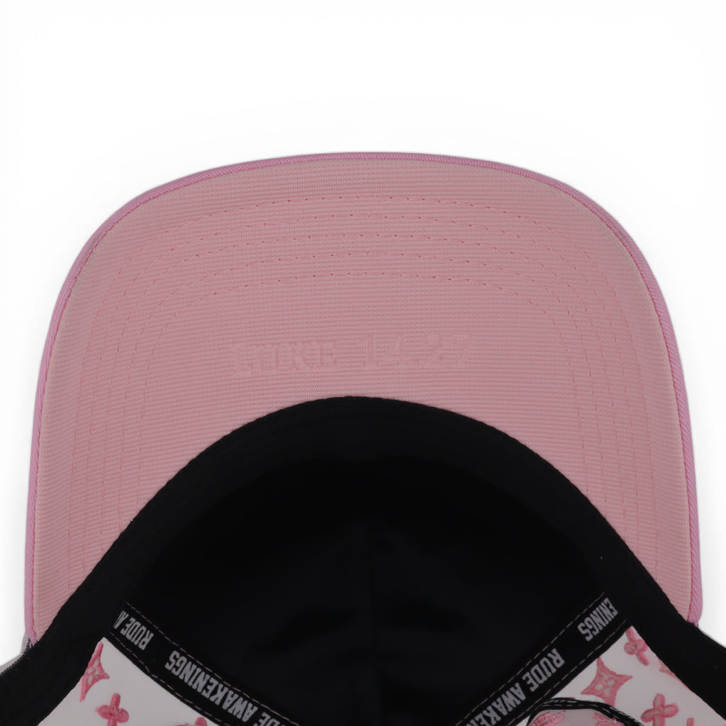 GORRA RUDE AWAKENING LA LA LA MESH WHITE/PINK