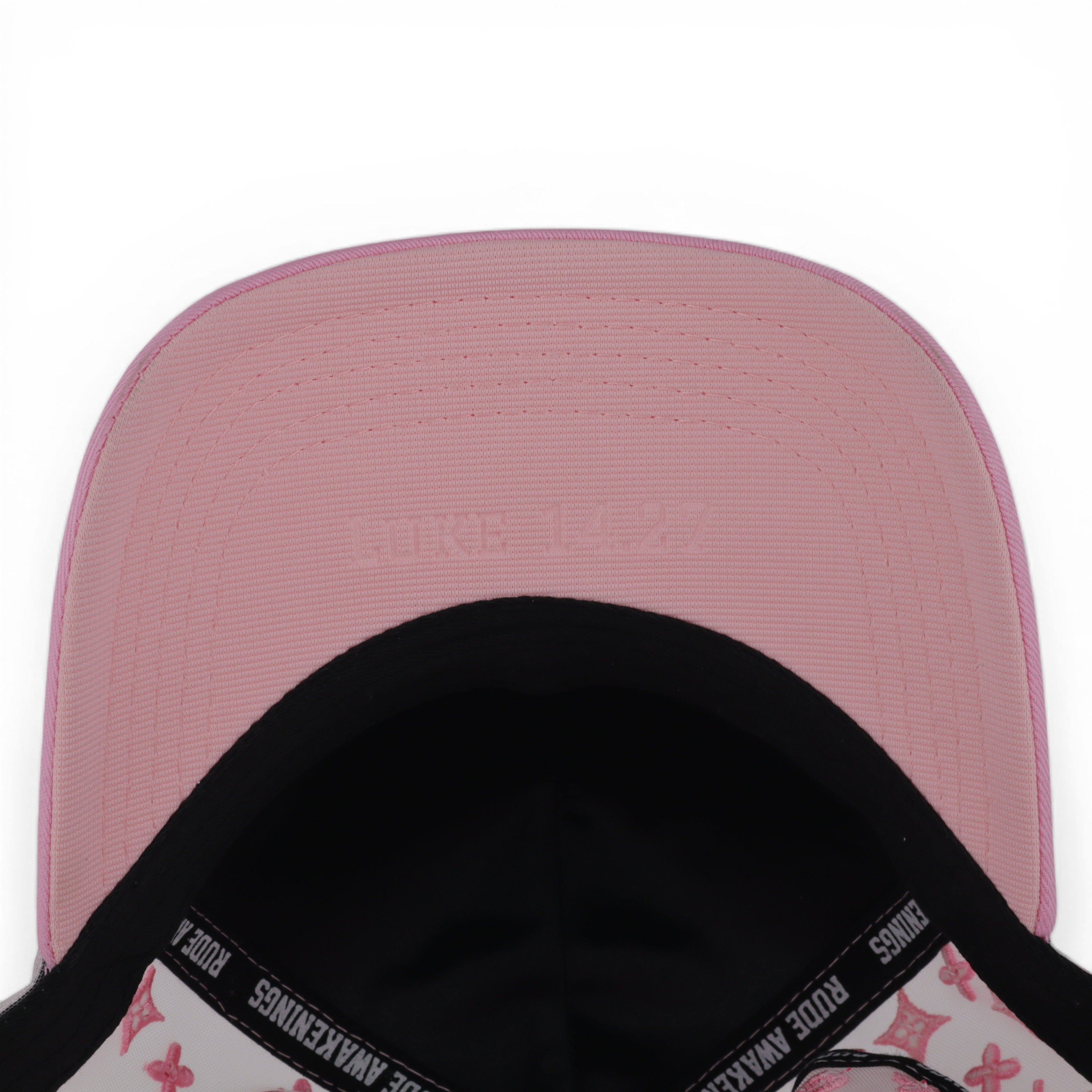 GORRA RUDE AWAKENING LA LA LA MESH WHITE/PINK