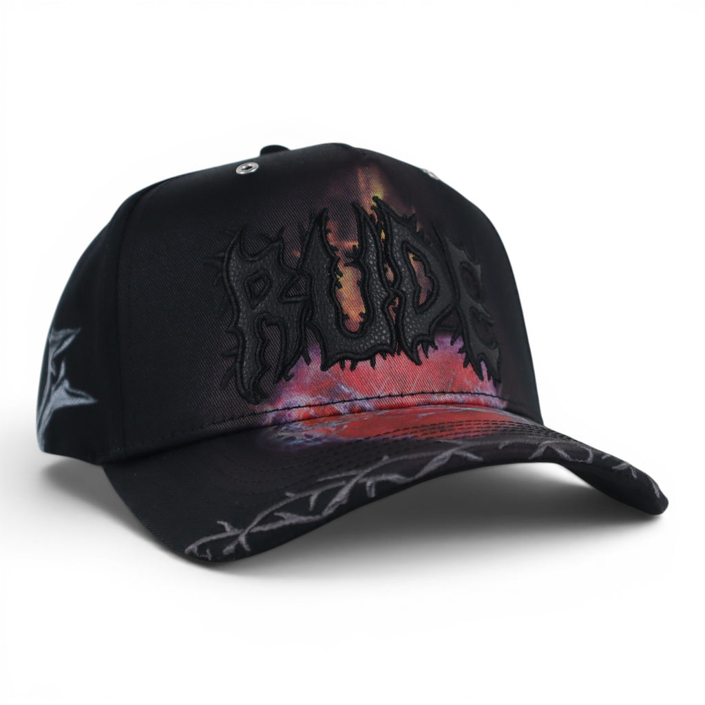 GORRA RUDE AWAKENING SACRED HEART BLACK
