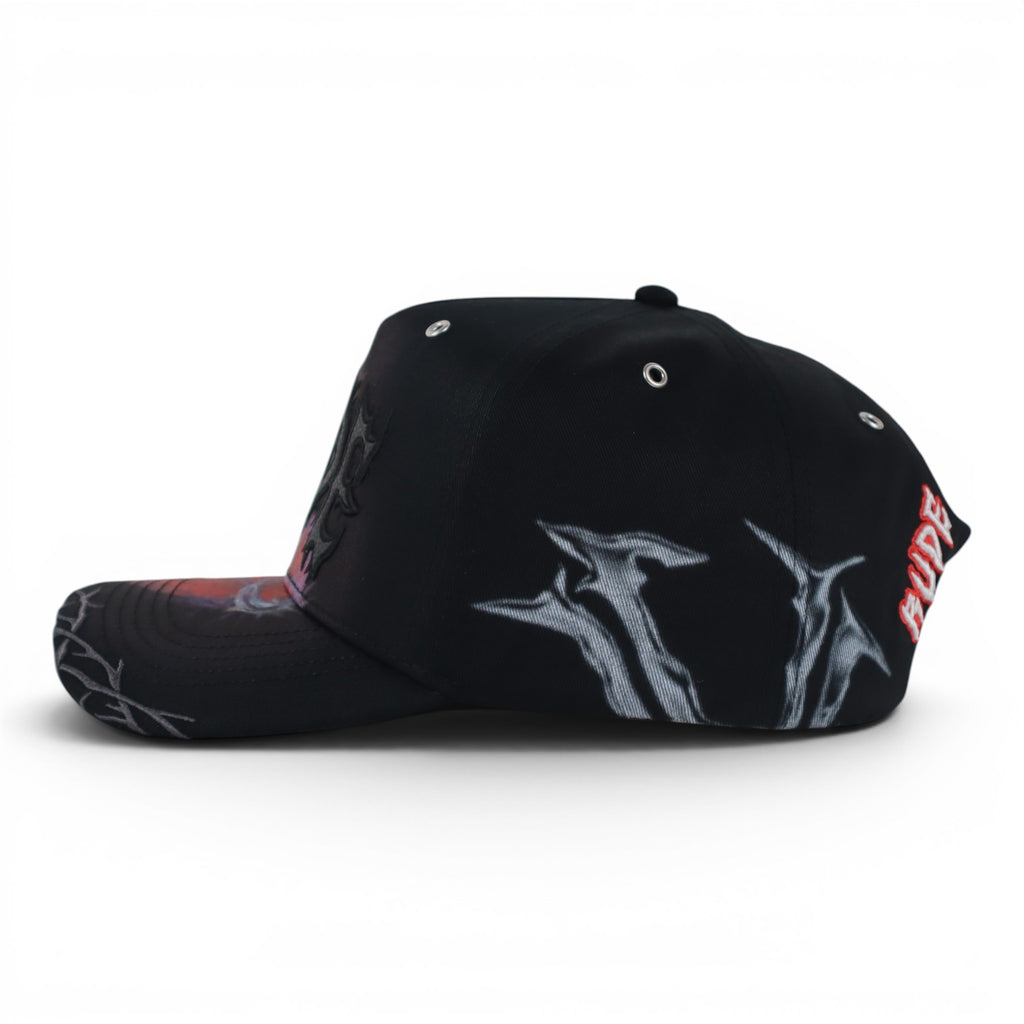 GORRA RUDE AWAKENING SACRED HEART BLACK