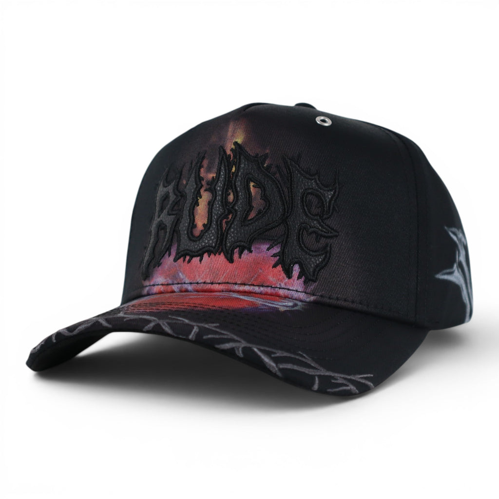 GORRA RUDE AWAKENING SACRED HEART BLACK