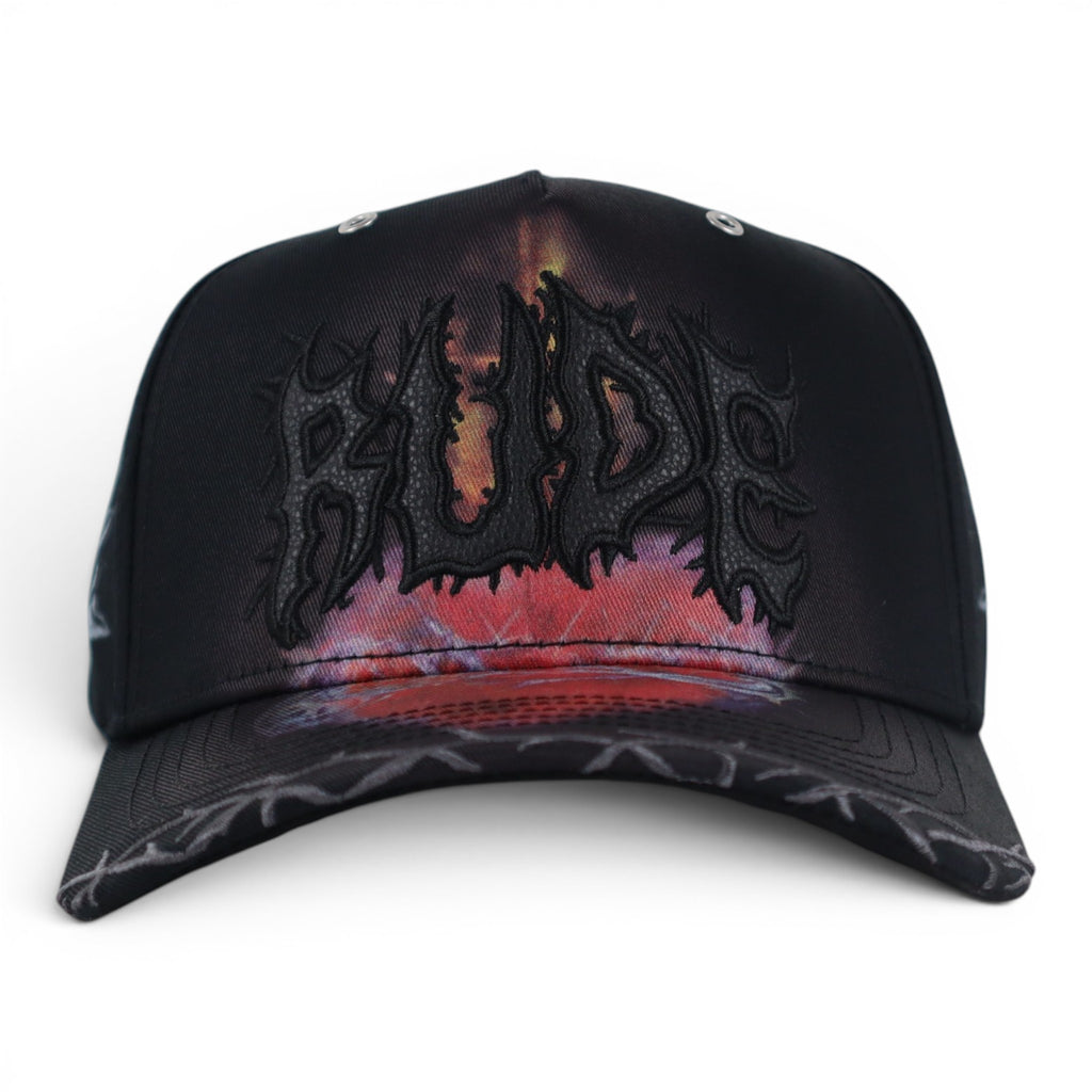 GORRA RUDE AWAKENING SACRED HEART BLACK