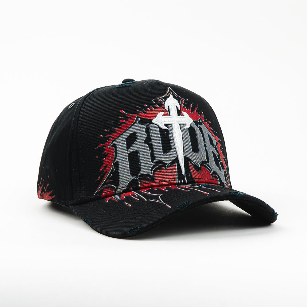 GORRA RUDE AWAKENING BLOOD OF CHRIST BLACK