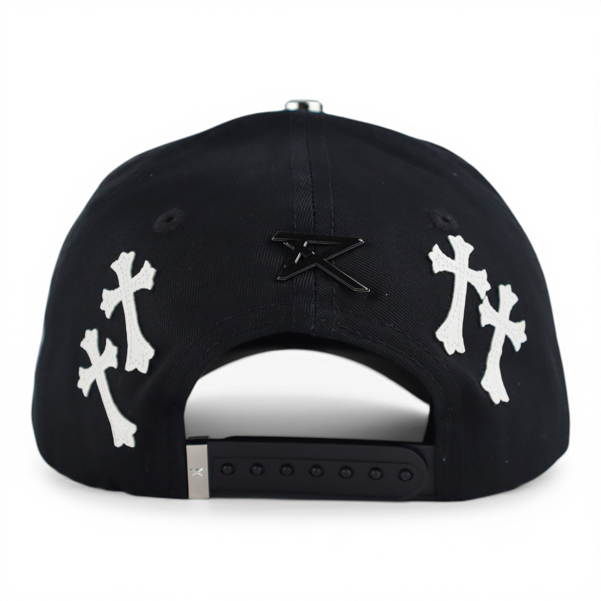 GORRA RUFIANOS CROME BLACK/VISOR SUEDE