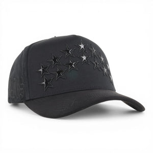 STARS DISTRICT VISOR SUEDE ALL BLACK