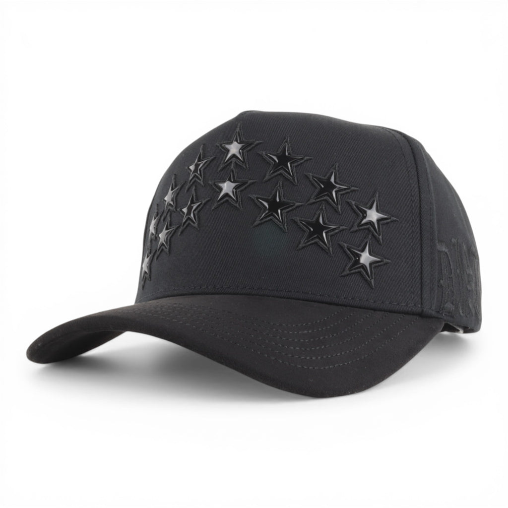 GORRA RUFIANOS STARS DISTRICT VISOR SUEDE NEGRA