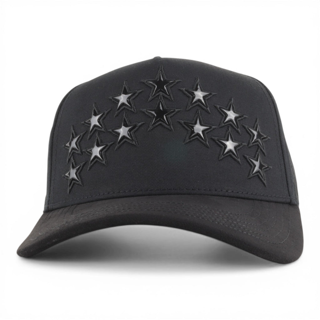 GORRA RUFIANOS STARS DISTRICT VISOR SUEDE NEGRA