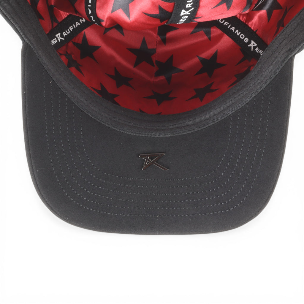 GORRA RUFIANOS STARS DISTRICT VISOR SUEDE NEGRA