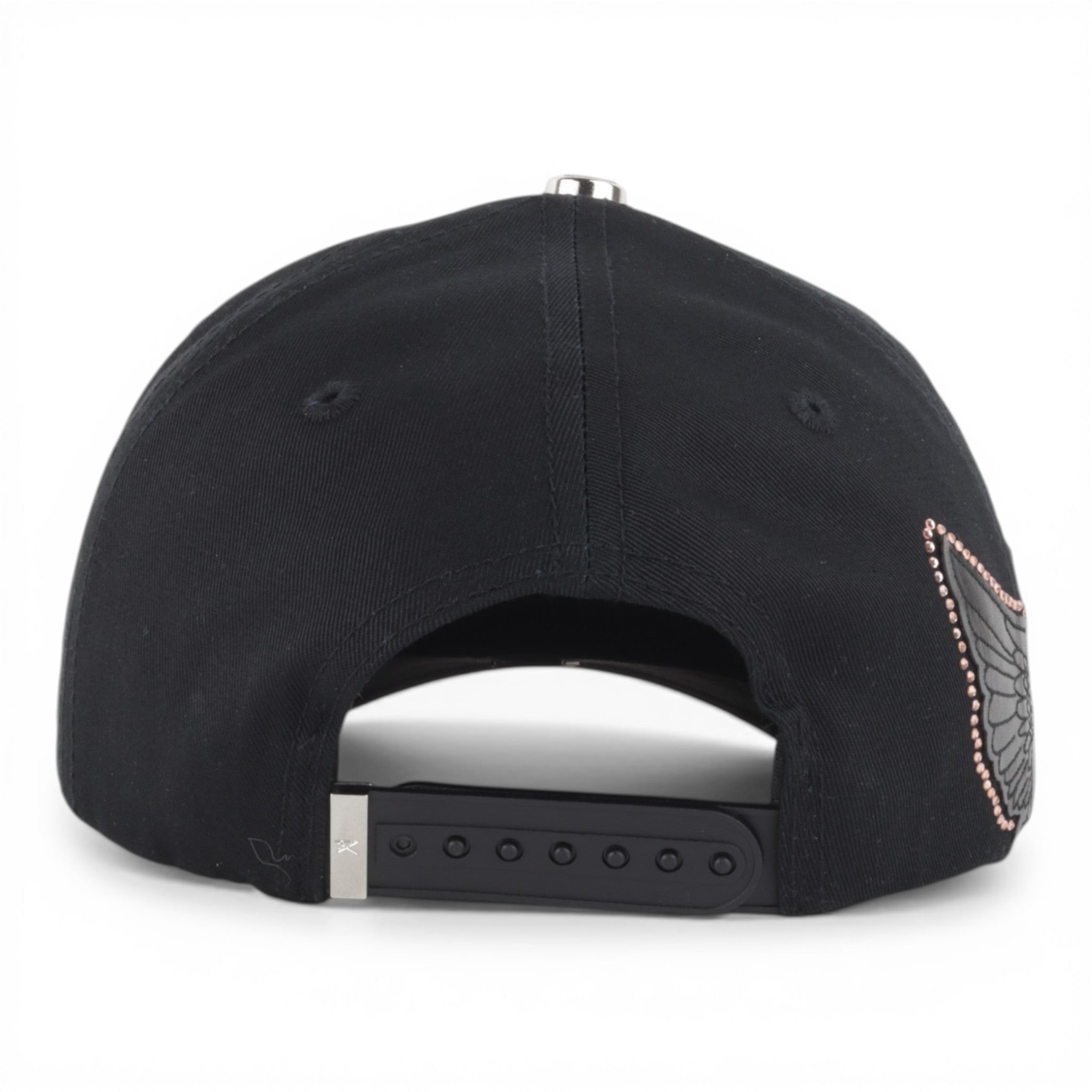 GORRA RUFIANOS LA ANGEL NEGRA VISOR SUEDE