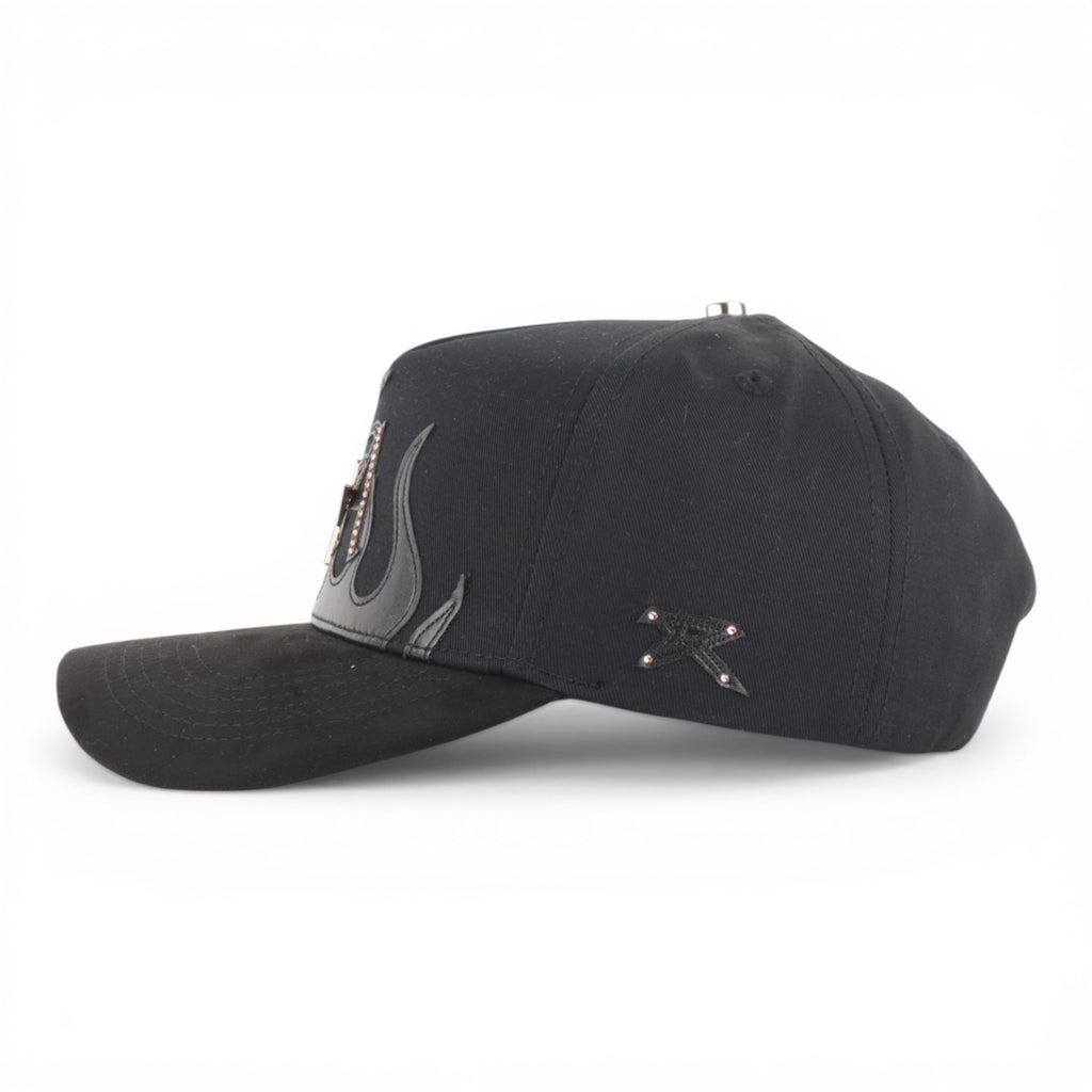 GORRA RUFIANOS LA ANGEL NEGRA VISOR SUEDE