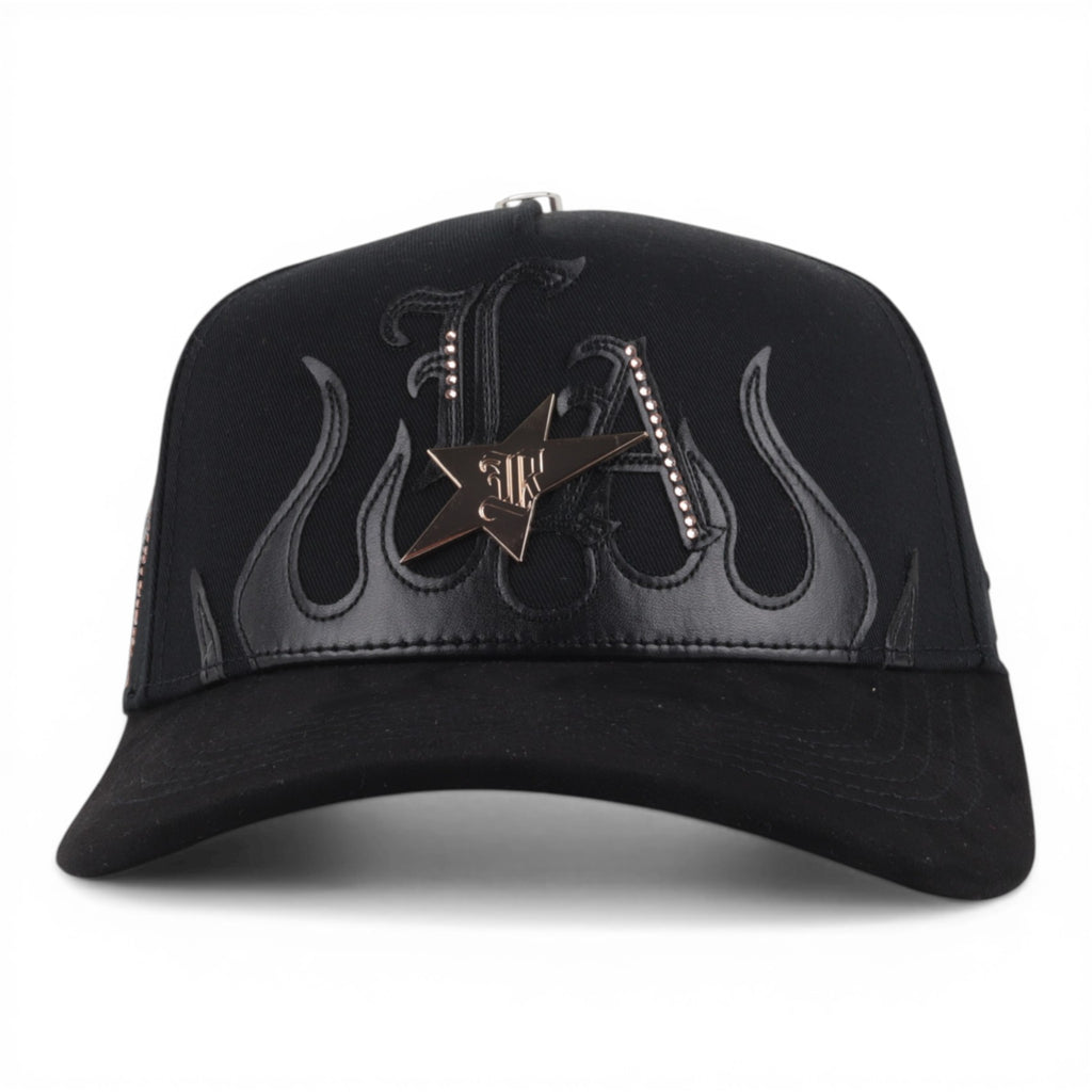 GORRA RUFIANOS LA ANGEL NEGRA VISOR SUEDE