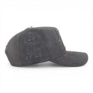 MURAKAMI VISOR SUEDE ALL BLACK