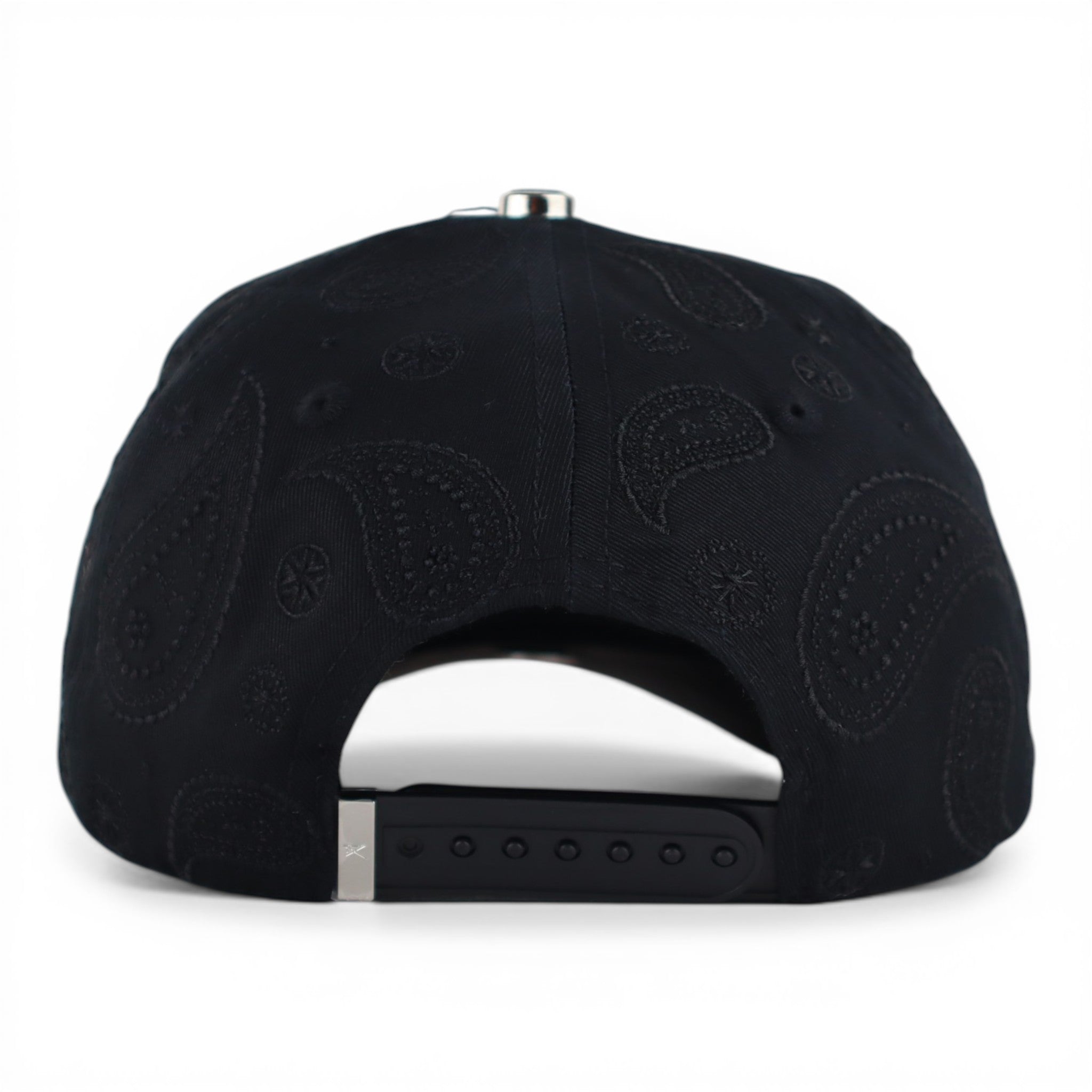GORRA RUFIANOS NY BANDANA NEGRA/BLANCO VISOR SUEDE