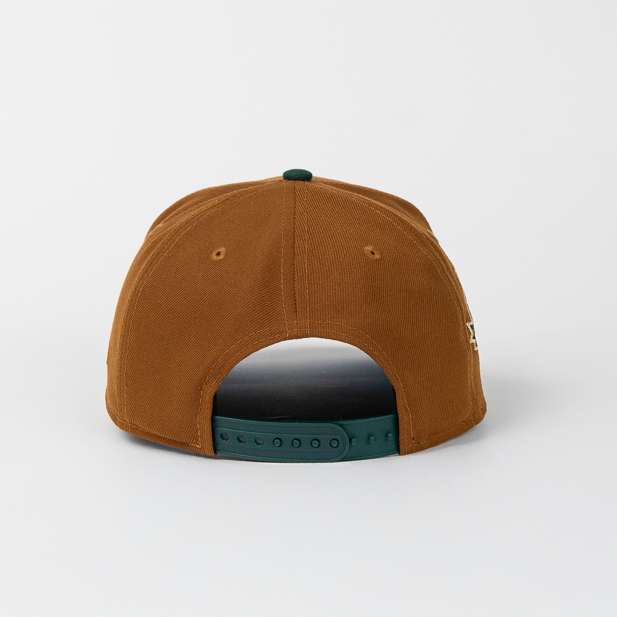 Gorra New Era A-Frame RAIDERS 50TH 1960–2009 BROWN/GREEN 940F | Snapback Visera Curva