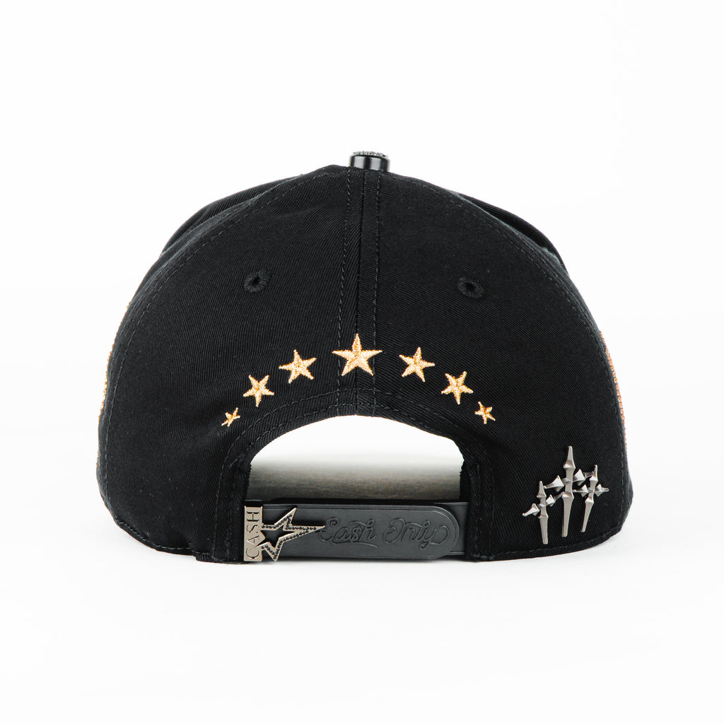 Gorra Cash Only LA GOLD BLACK | Snapback Visera Curva