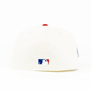 Gorra New Era DODGERS 100ANNI NATU/RED | CERRADA Visera Plana