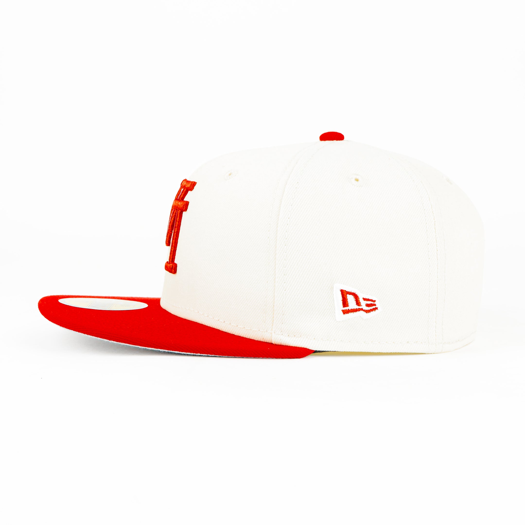 Gorra New Era DODGERS 100ANNI NATU/RED | CERRADA Visera Plana